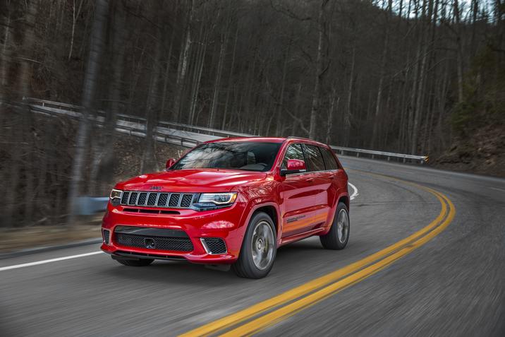 2018 Jeep Grand Cherokee Trackhawk Red Front Exterior