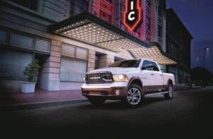 2018 Ram 1500 Laramie Longhorn Southfork White Front Exterior