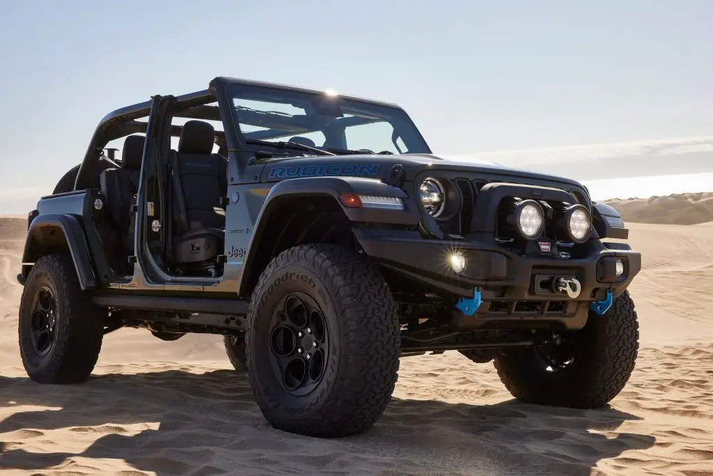 2024 Jeep Wrangler Rubicon customized with an AEV (American Expedition Vehicles) upfit package.