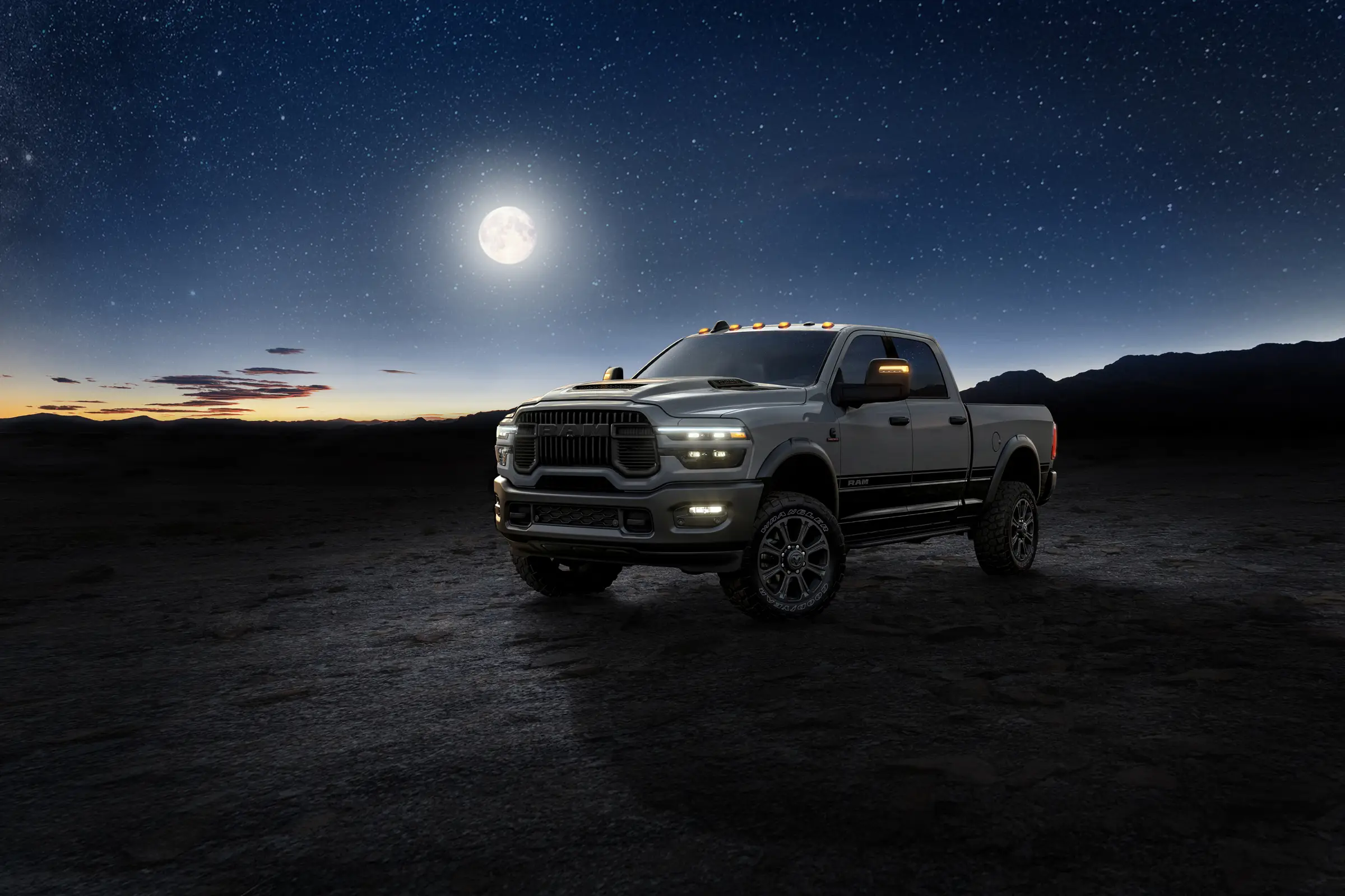 Ram 2500 Power Wagon and Rebel Lunar Edition